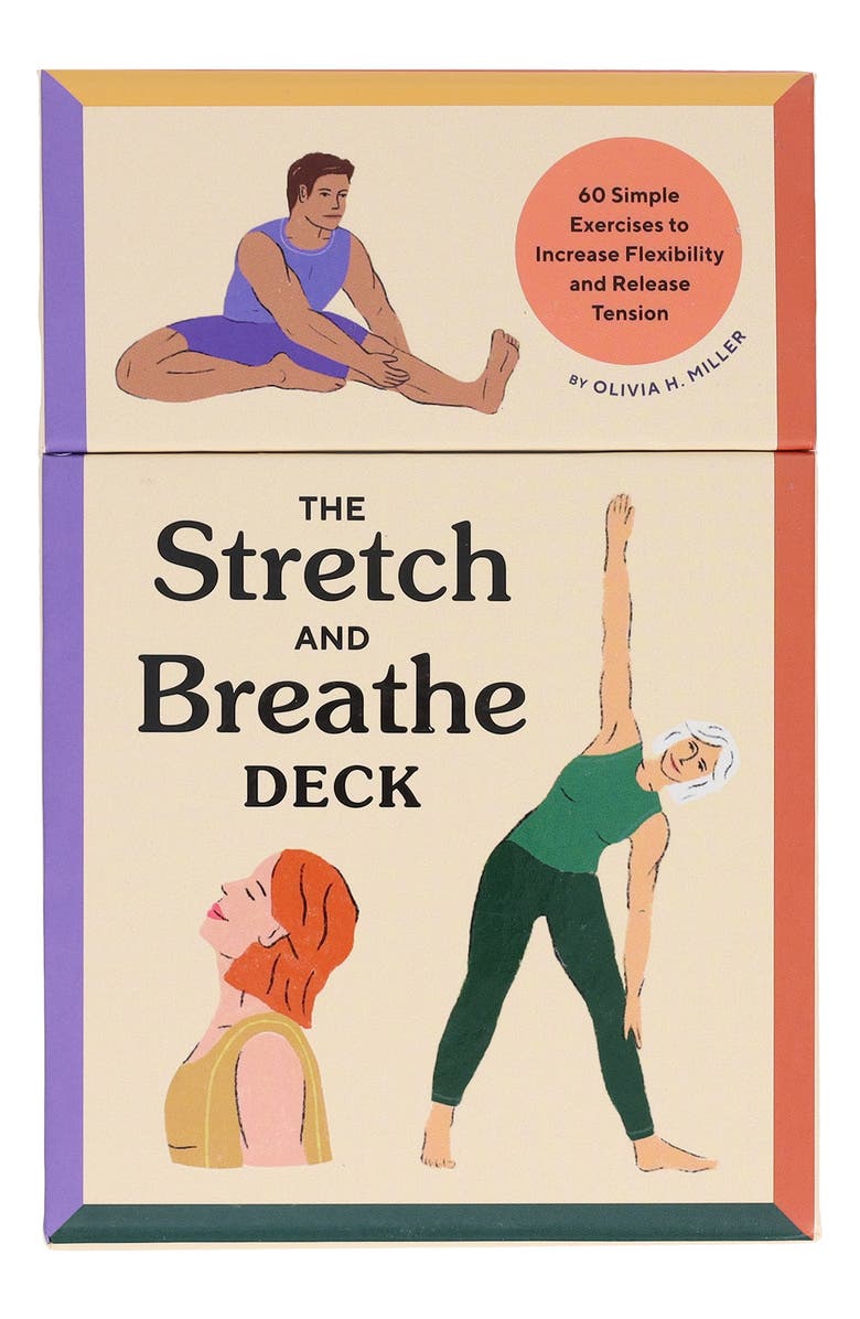 Chronicle Books The Stretch & Breathe Deck, Main, color, Multi Beige