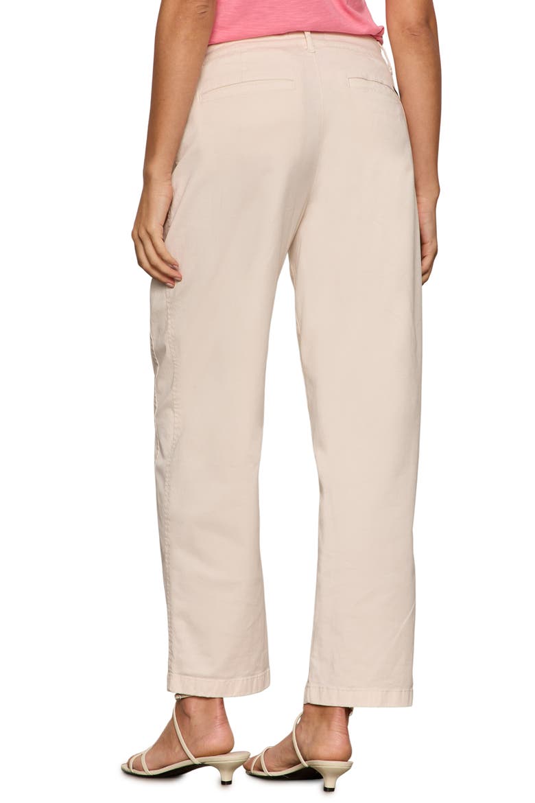 Boyfriend Cruiser Barrel Twill Pants, Alternate, color, PINK MILK