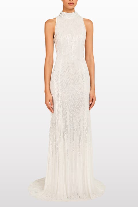 Benue Sequin-Embellished Maxi Dress