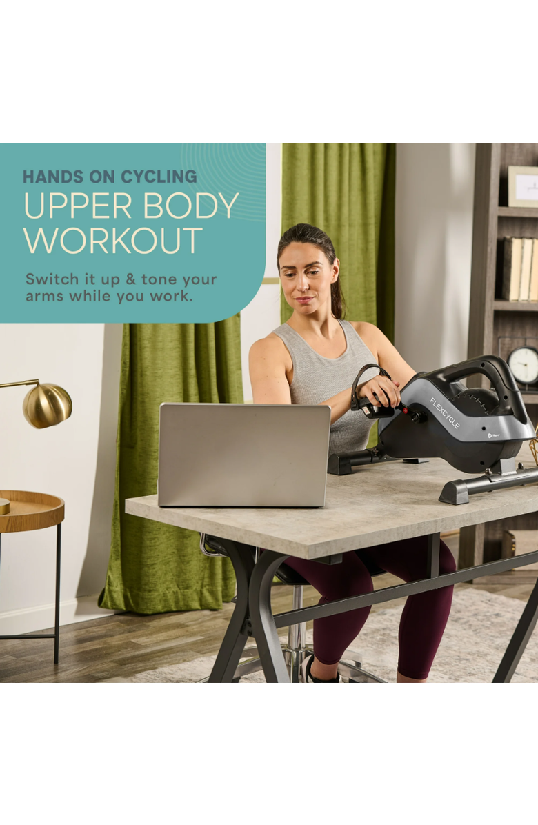 Lifepro Flex Stride Under Desk Bike Pedal Mini Elliptical Exerciser, Alternate, color, Grey