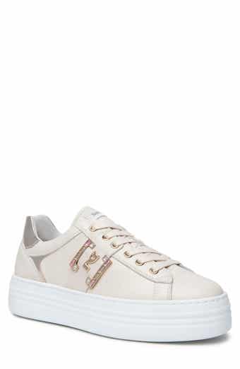 NeroGiardini Jewel Logo Platform Sneaker