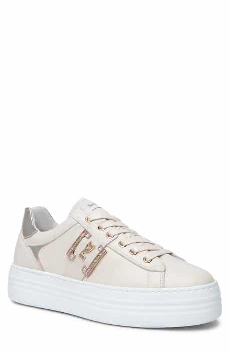 NeroGiardini Jewel Logo Platform Sneaker