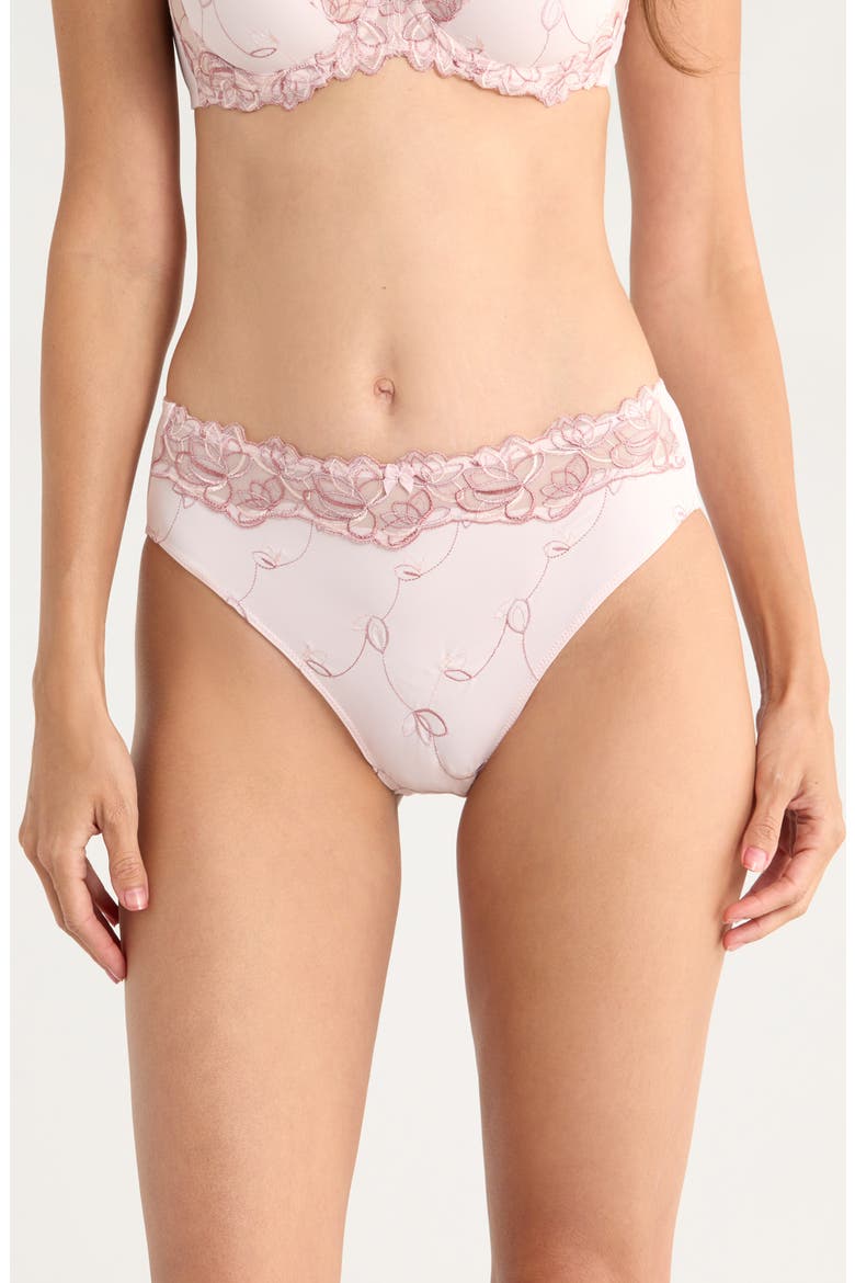 Diva Embroidered Briefs, Main, color, LILAC