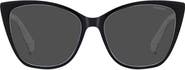 Polaroid 56mm Polarized Cat Eye Sunglasses