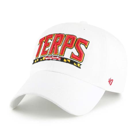 Men's '47 White Maryland Terrapins Clean Up Adjustable Hat