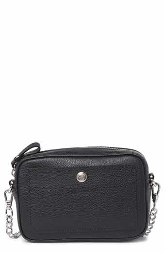 Longchamp Leather Chain Crossbody Bag