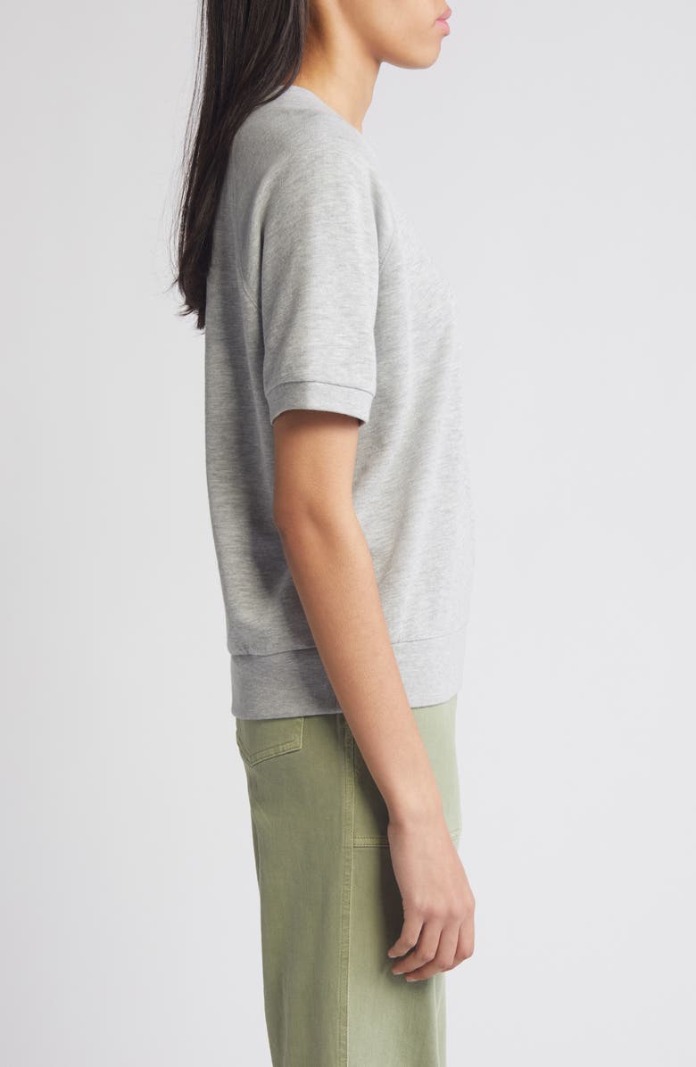 Treasure & Bond Short Sleeve Cotton Blend Sweatshirt, Alternate, color,