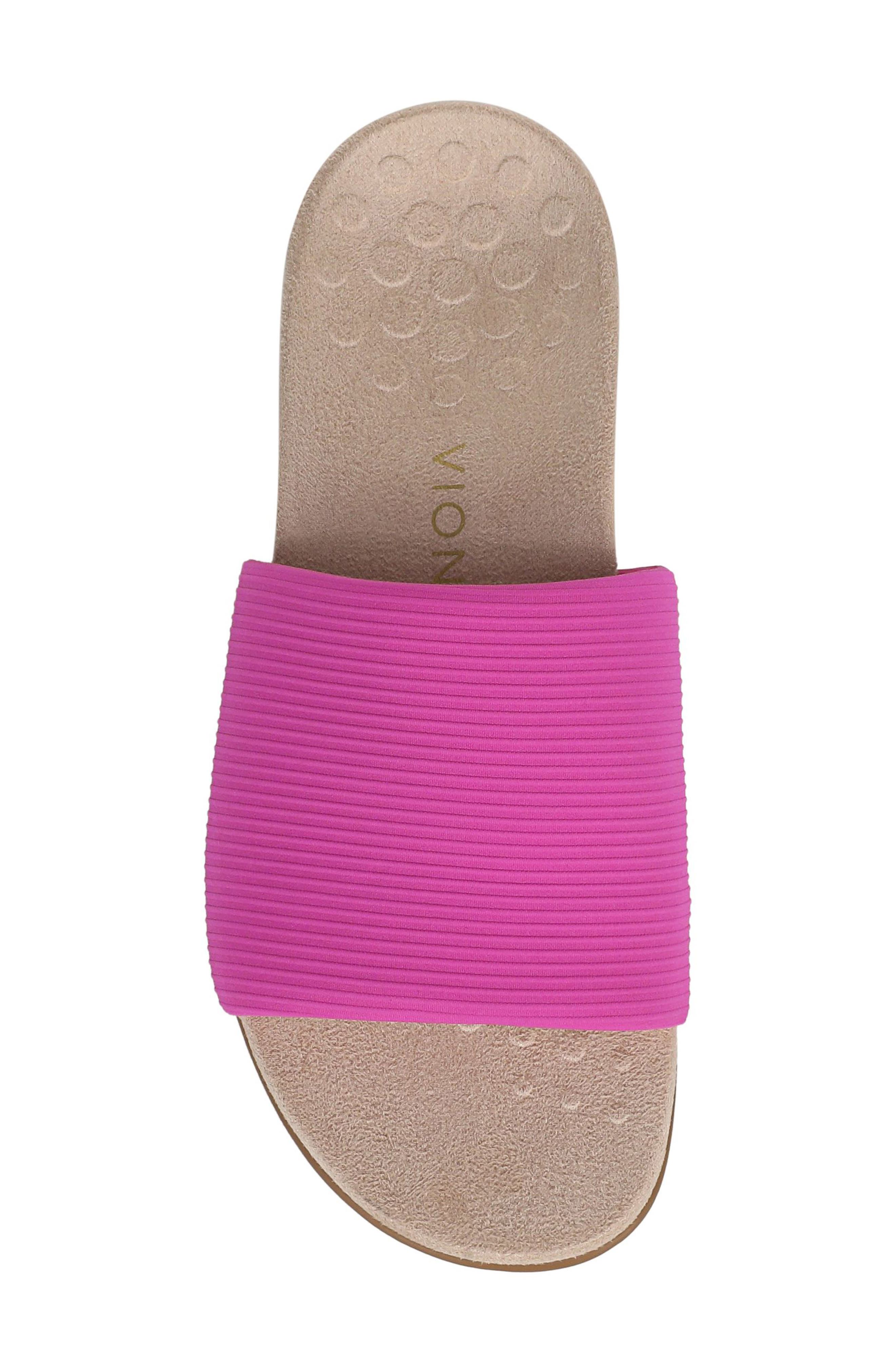 Renie Knit Slide Sandal, Alternate, color, ROSE VIOLET