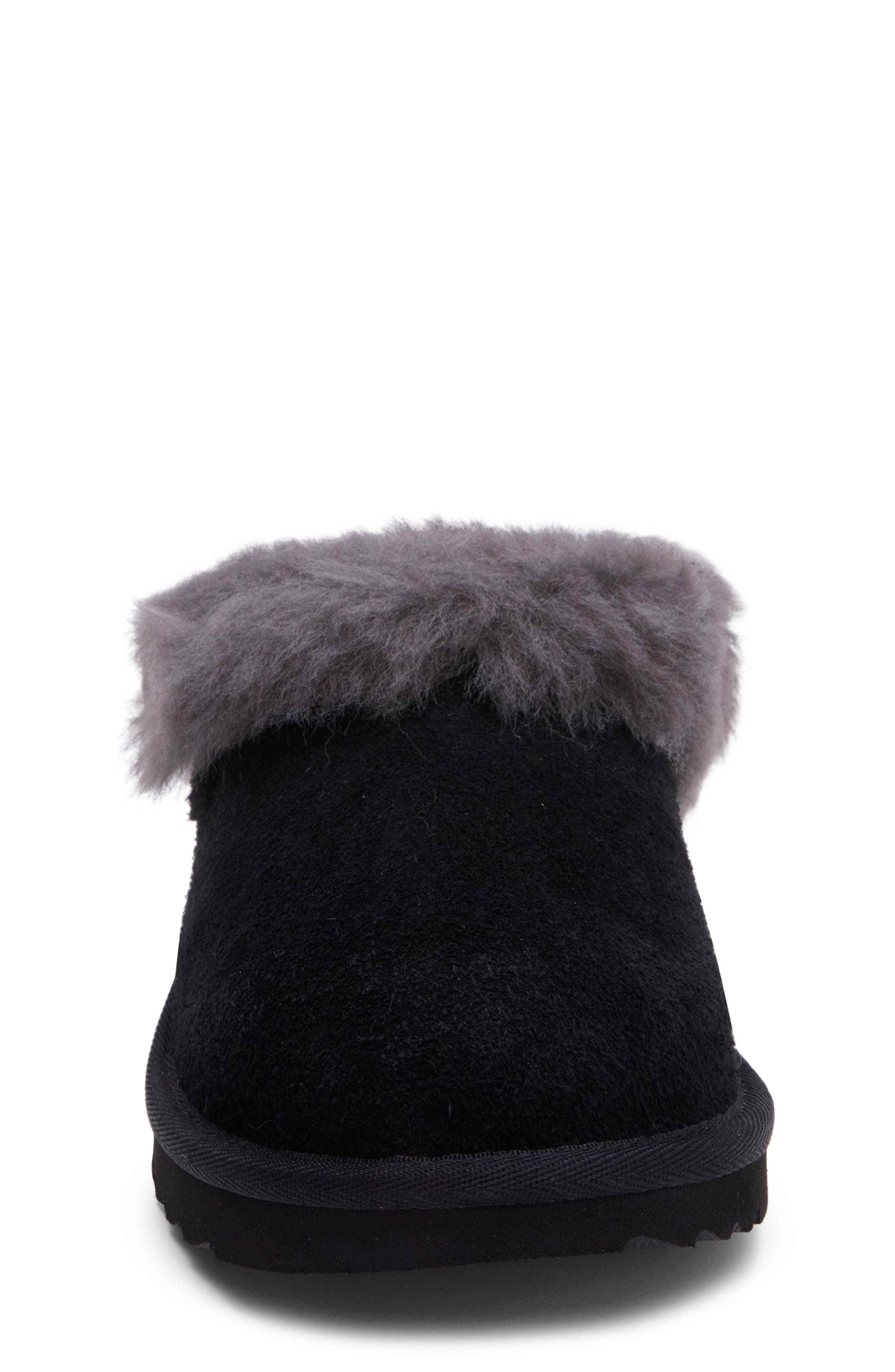 Kids' Cluggette Slipper, Alternate, color, BLACK