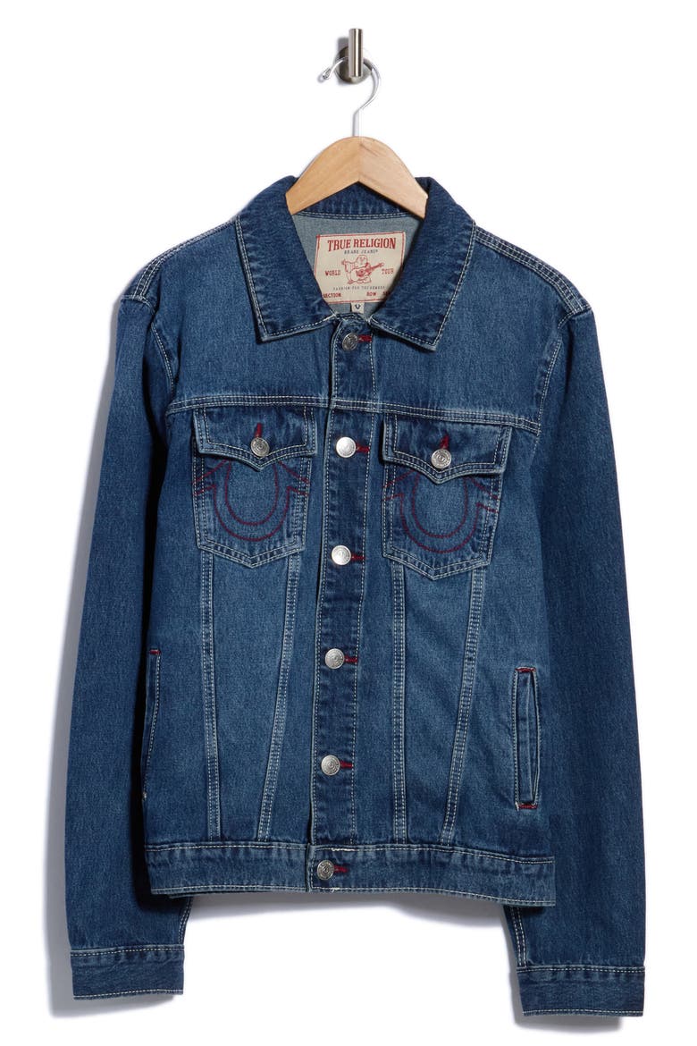 Jesse Winged Trucker Jacket, Alternate, color, MOODY LOUNGE