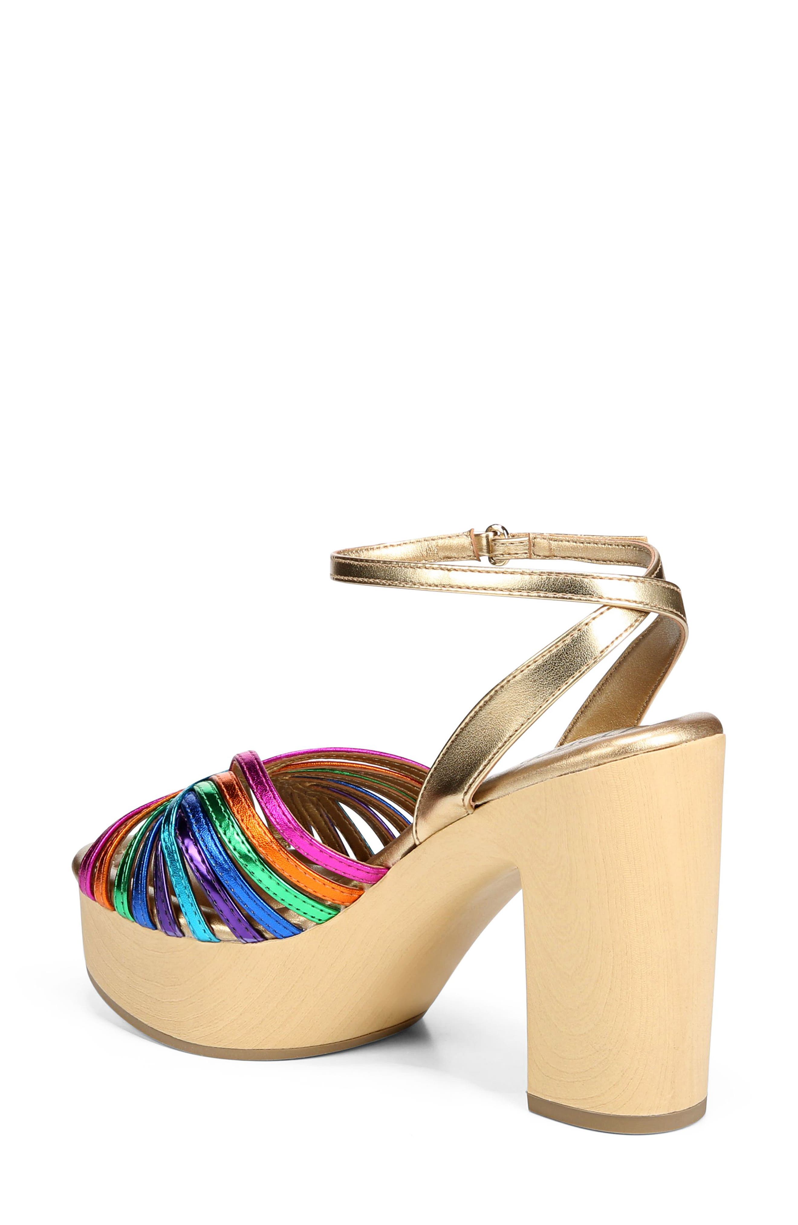 Franco Sarto Willow Ankle Strap Platform Sandal, Alternate, color, 