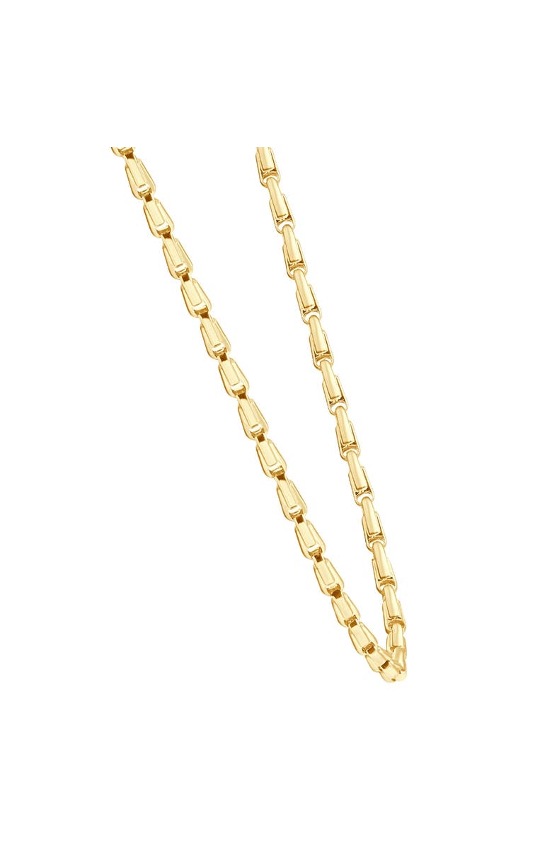 Bliss Diamond 14k Gold Women's 24" Chain Necklace 15 Grams 4.5mm Thick, Alternate, color, 14K Yellow Gold
