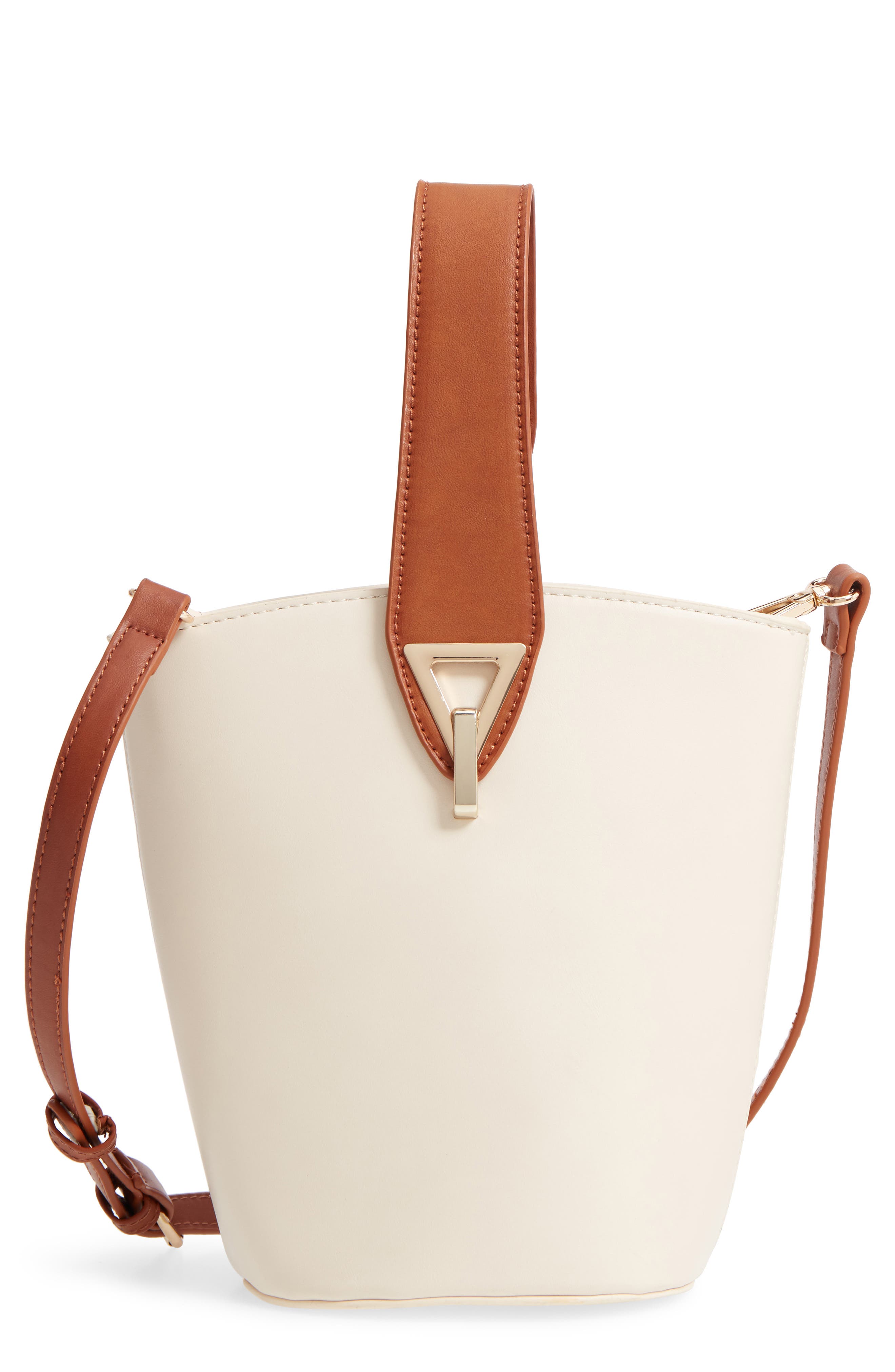Street Level Top Handle Bucket Bag, Main, color, 