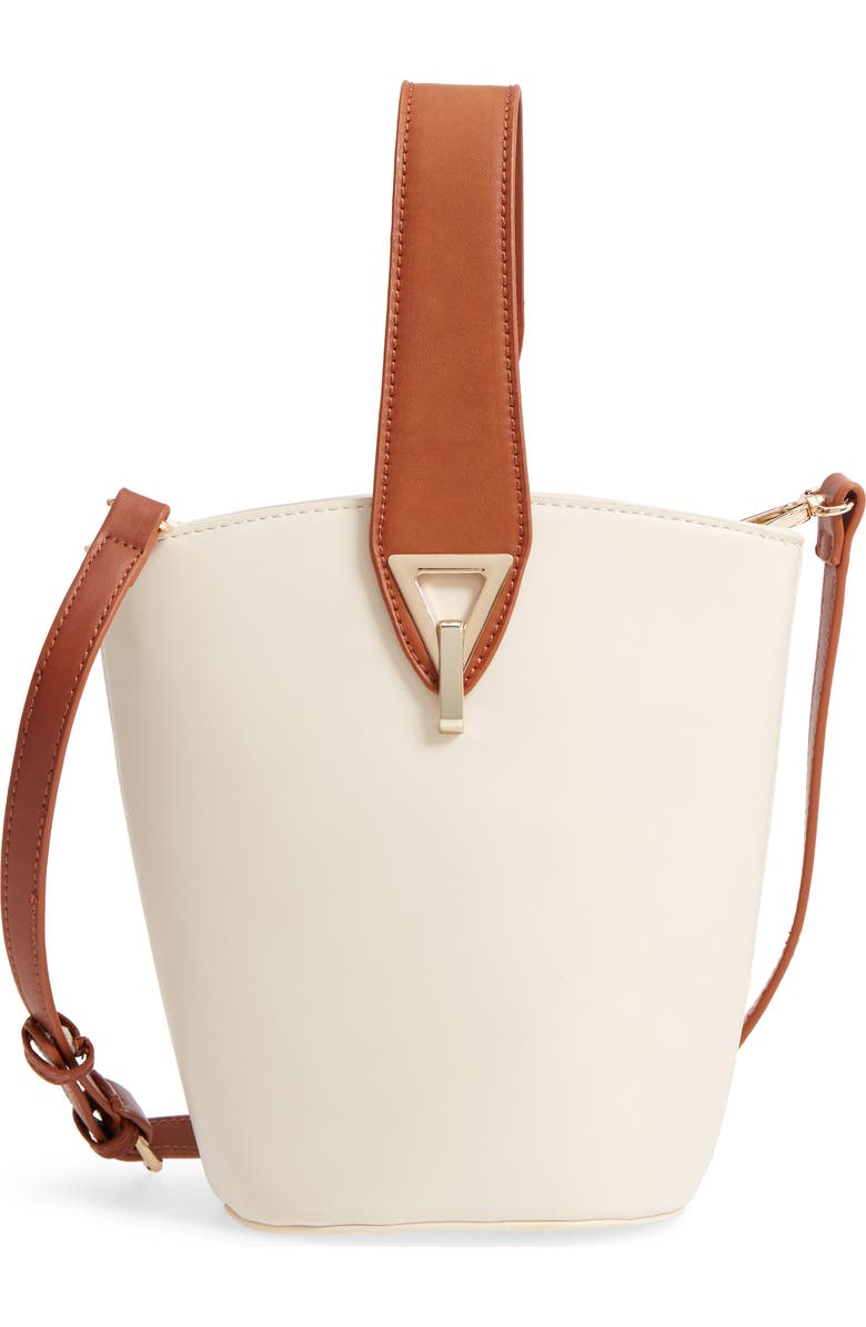 Street Level Top Handle Bucket Bag, Main, color,