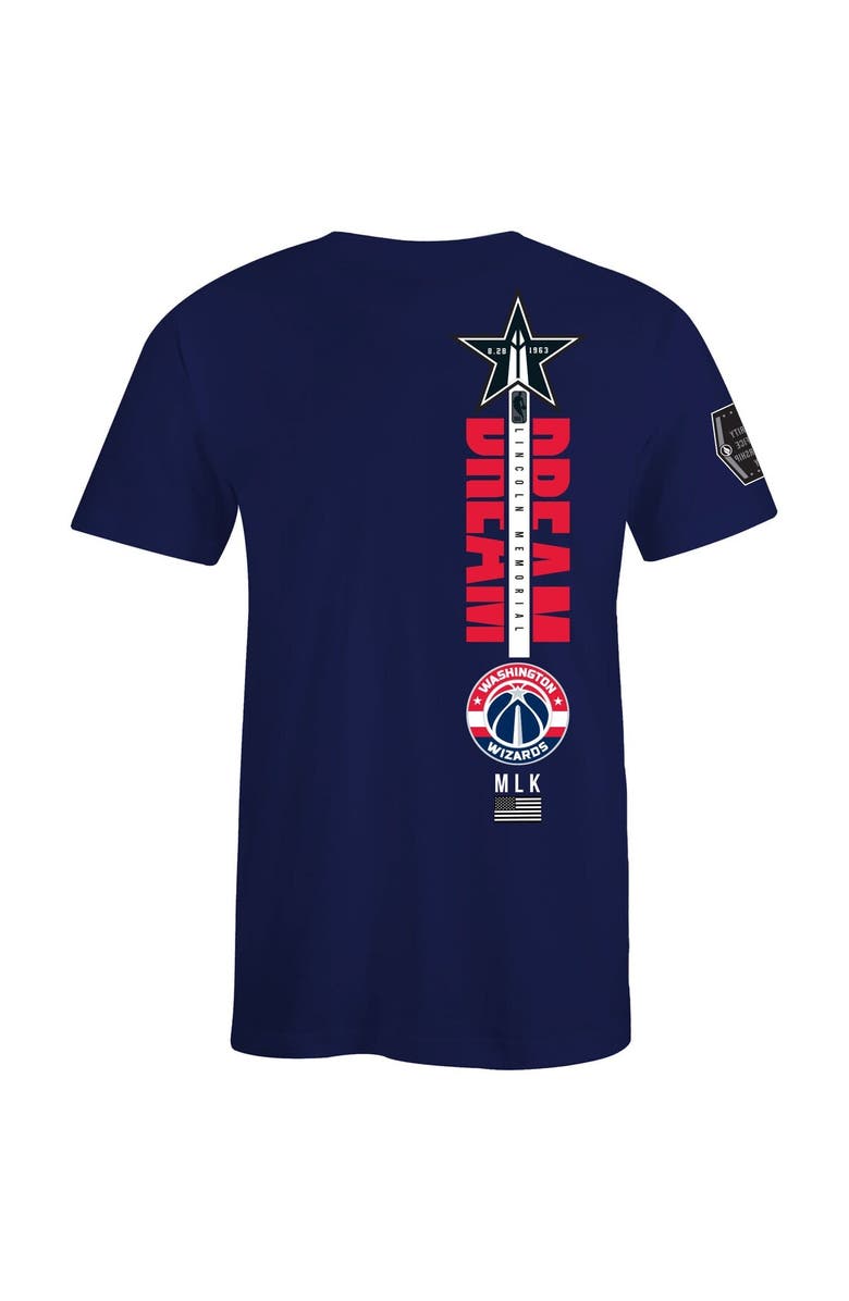FISLL Unisex FISLL x Black History Collection Navy Washington Wizards T-Shirt, Alternate, color, Navy