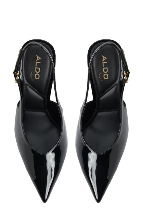 Aldo Lysandre Slingback Pointed Toe Pump In Black