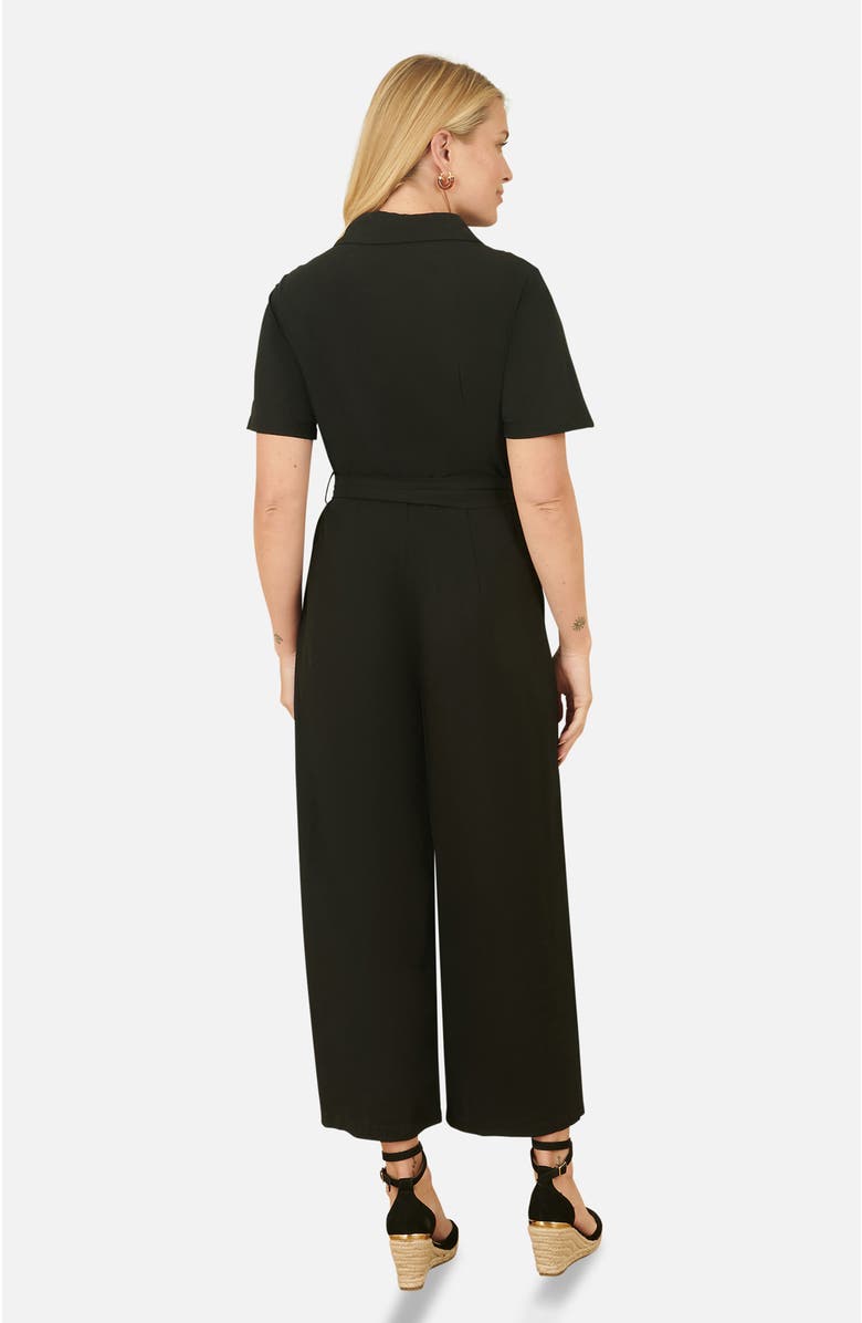 Yumi Utility Relaxed Fit Jumpsuit, Alternate, color, Black