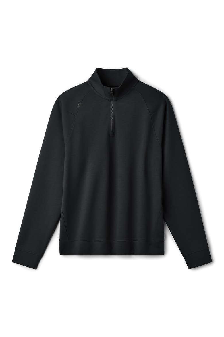 Dreamstate Quarter Zip Pullover, Alternate, color, PURE BLACK