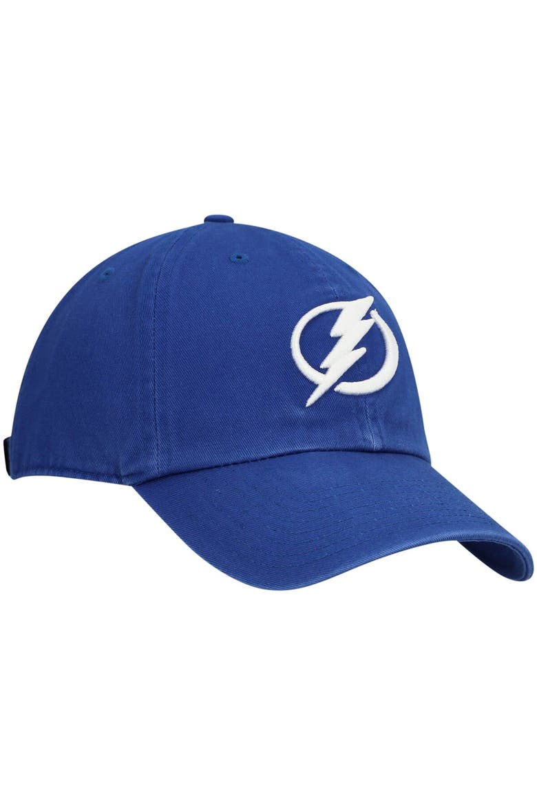 Men's '47 Blue Tampa Bay Lightning Team Clean Up Adjustable Hat, Alternate, color, Blue