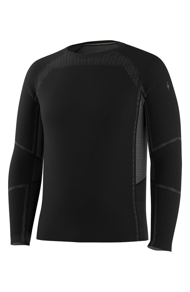 Smartwool Intraknit<sup>™</sup> All-Season Merino Base Layer Long Sleeve Crewneck T-Shirt, Main, color, 