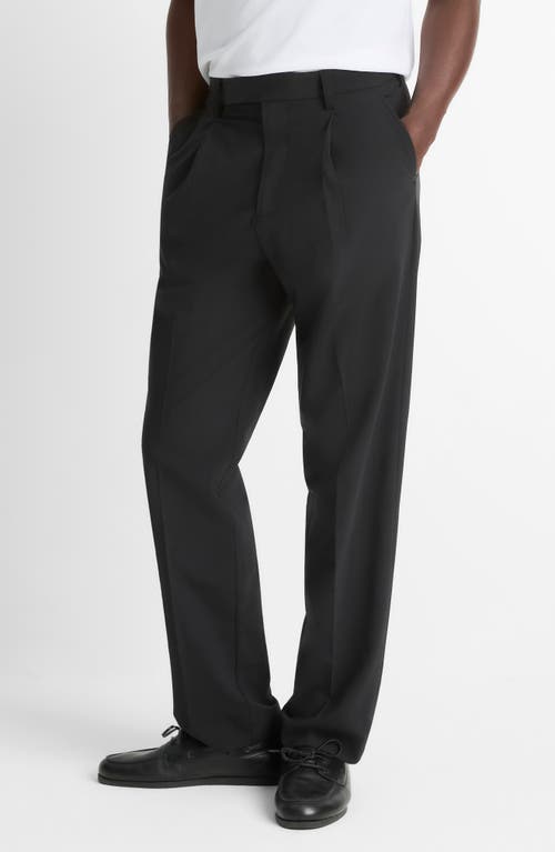 Vince Regular Fit Dress Pants In Black