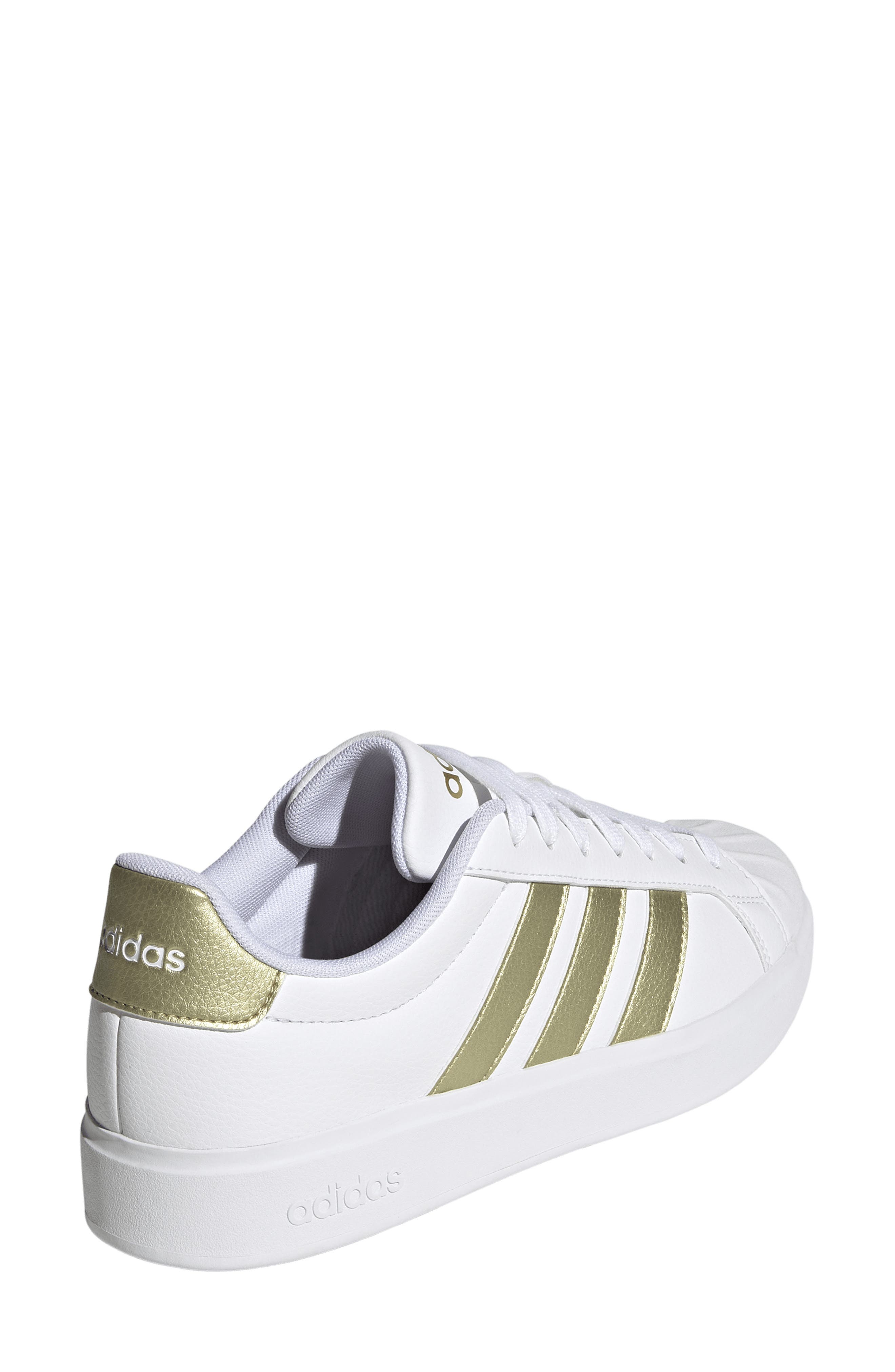 adidas Streettalk Sneaker, Alternate, color, White/ Gold Met./ White