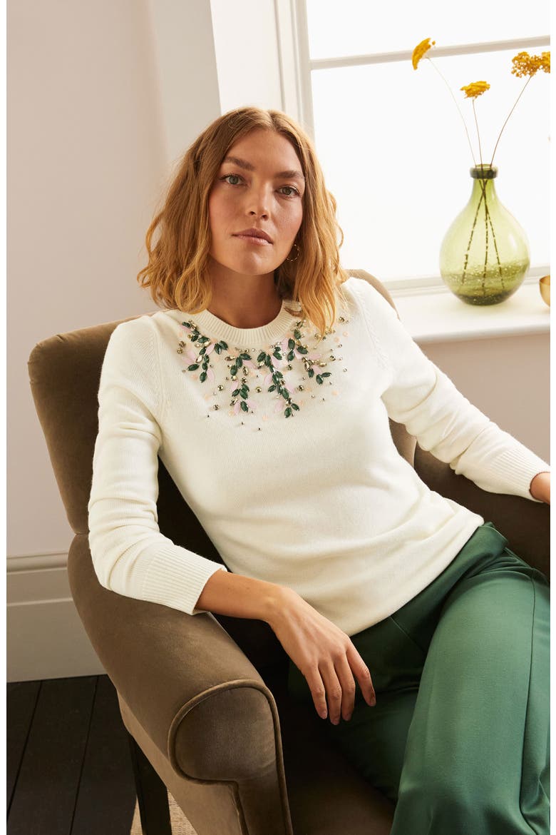 Montrose Embellished Sweater, Alternate, color, IVORY
