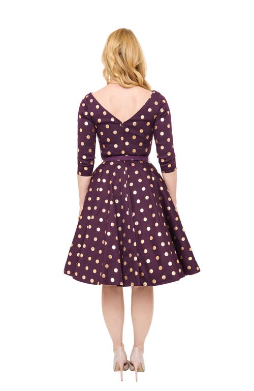 UNIQUE VINTAGE UNIQUE VINTAGE DEVON SWING DRESS