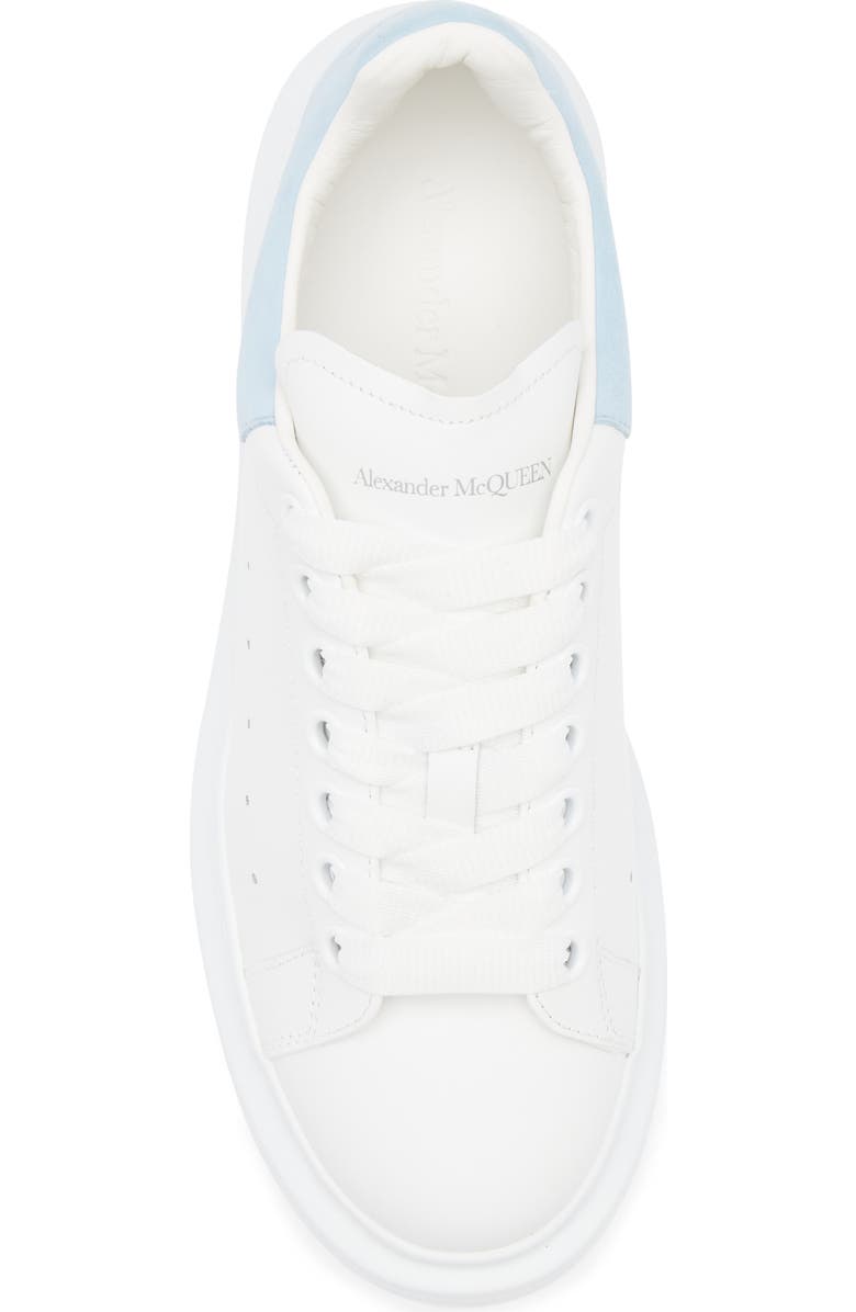 McQueen Oversized Sneaker, Alternate, color, White/ Powder Blue