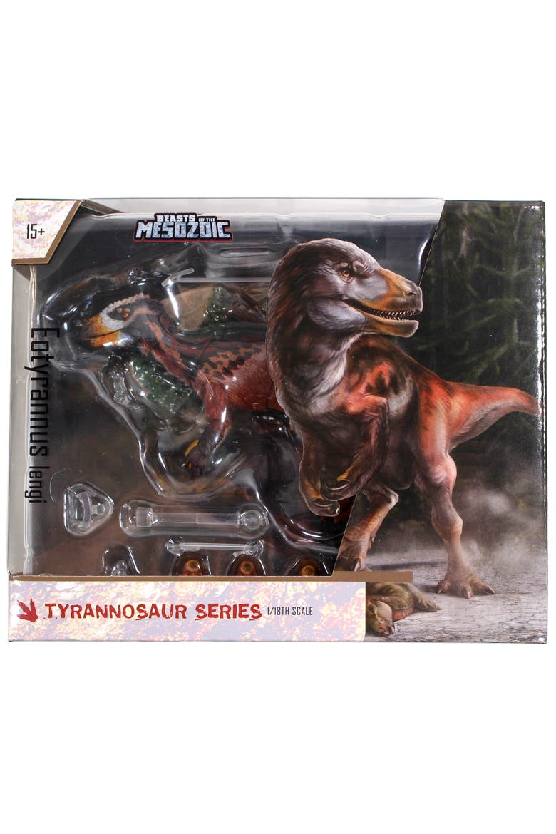 Eotyrannus Lengi 1/18th Scale Dinosaur Action Figure, Alternate, color, Multicolored