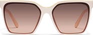 QUAY Level Up 60mm Square Sunglasses
