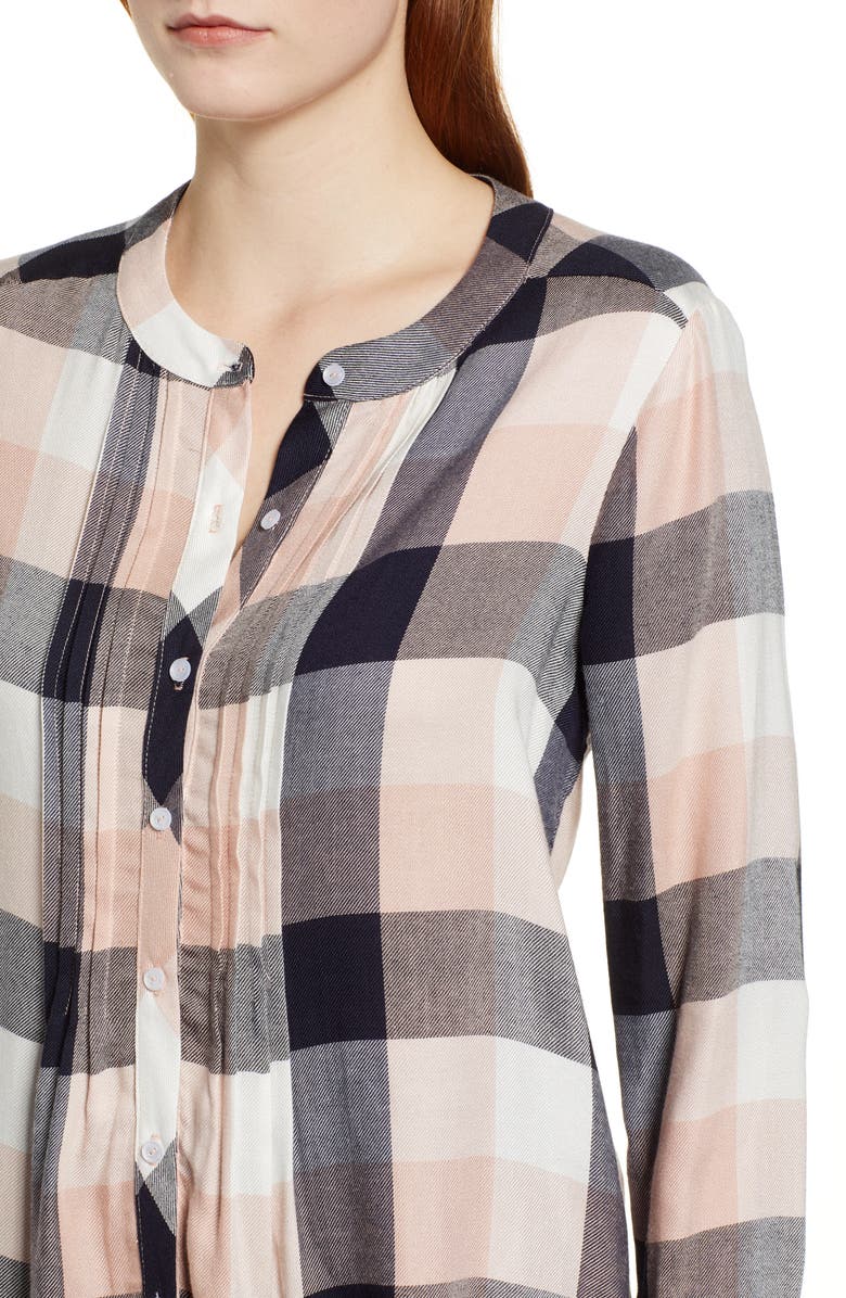 GIBSONLOOK Gibson x Living in Yellow Ellen Brushed Check Shirt, Alternate, color, 