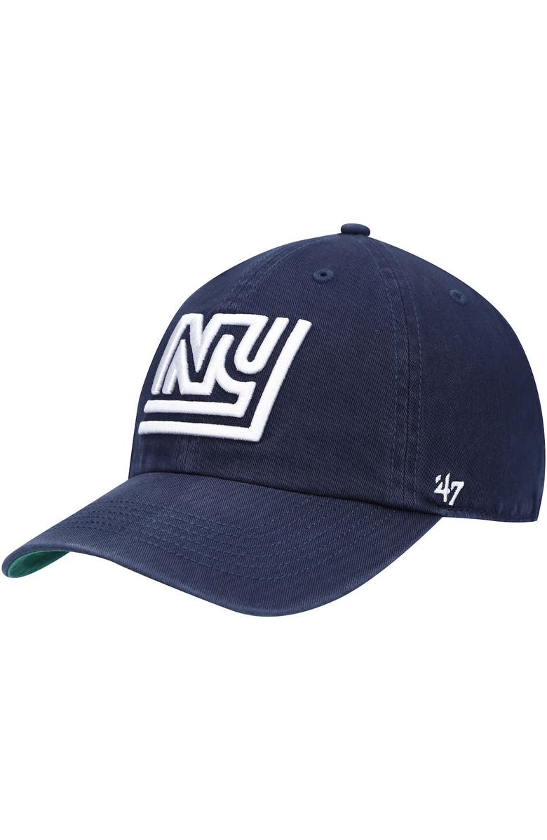 '47 Men's '47 Navy New York Giants Legacy Franchise Fitted Hat, Main, color,