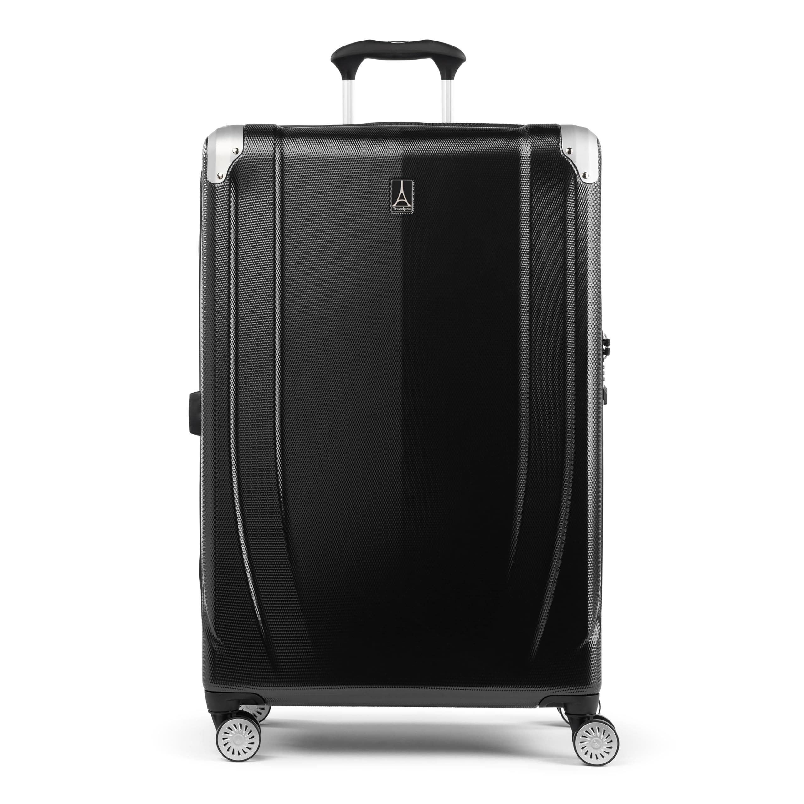 TRAVELPRO Pathways 3 Hardside Expandable 28" Large Check in Spinner Luggage, Main, color, Black Knight