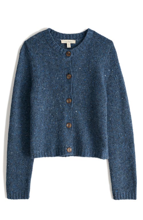 Seasalt Cornwall Dawson Pick Merino Wool Blend Cardigan In Blue