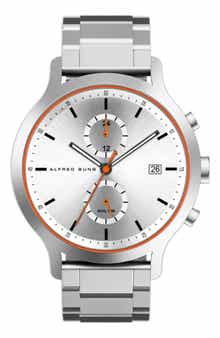 Dual Time Bracelet Strap Watch, 42.5mm