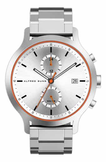 Dual Time Bracelet Strap Watch, 42.5mm