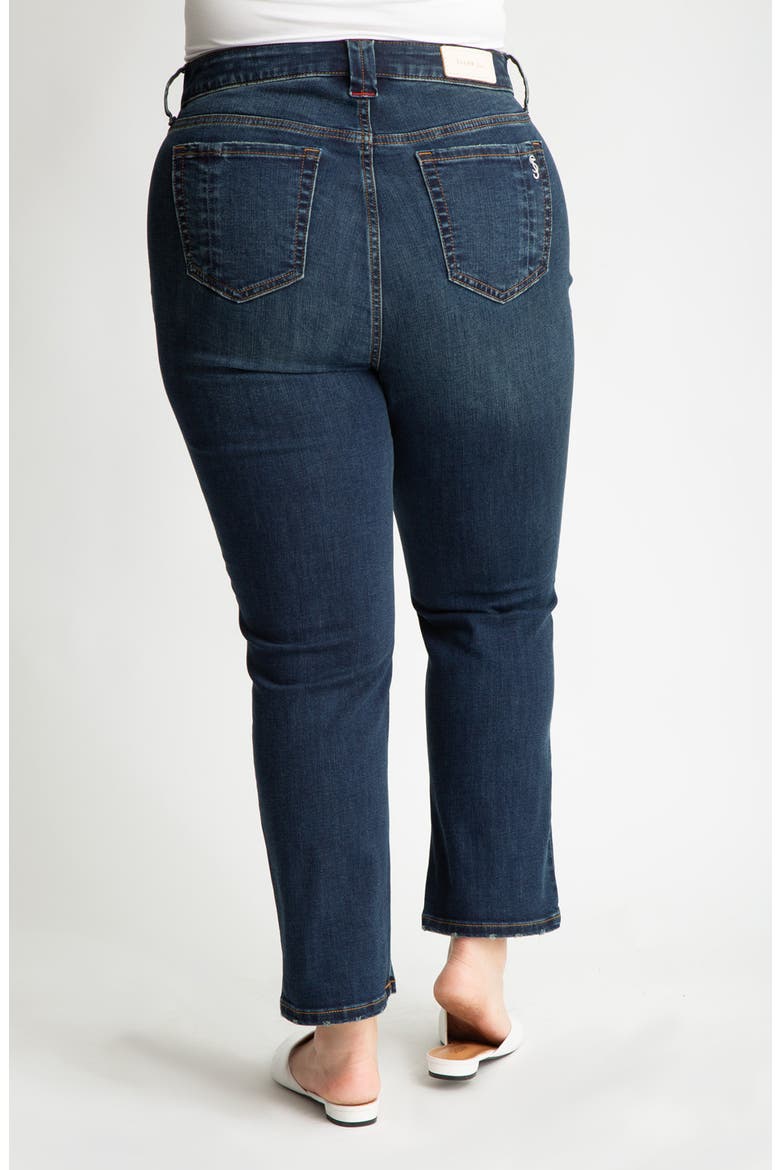 High Waist Ankle Straight Leg Jeans, Alternate, color, CLARA