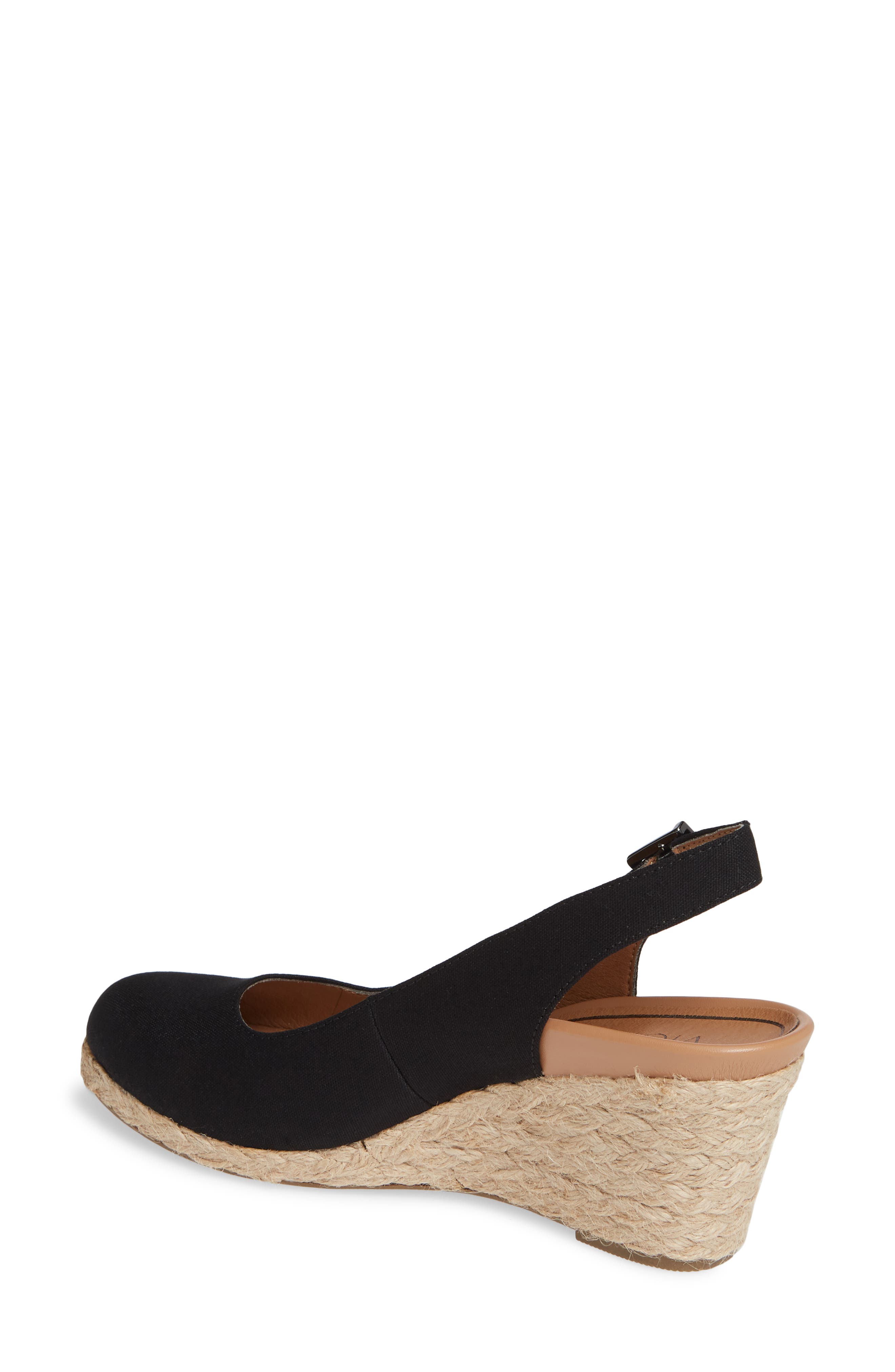 Vionic Coralina Orthaheel<sup>®</sup> Espadrille Wedge Slingback Sandal, Alternate, color, 