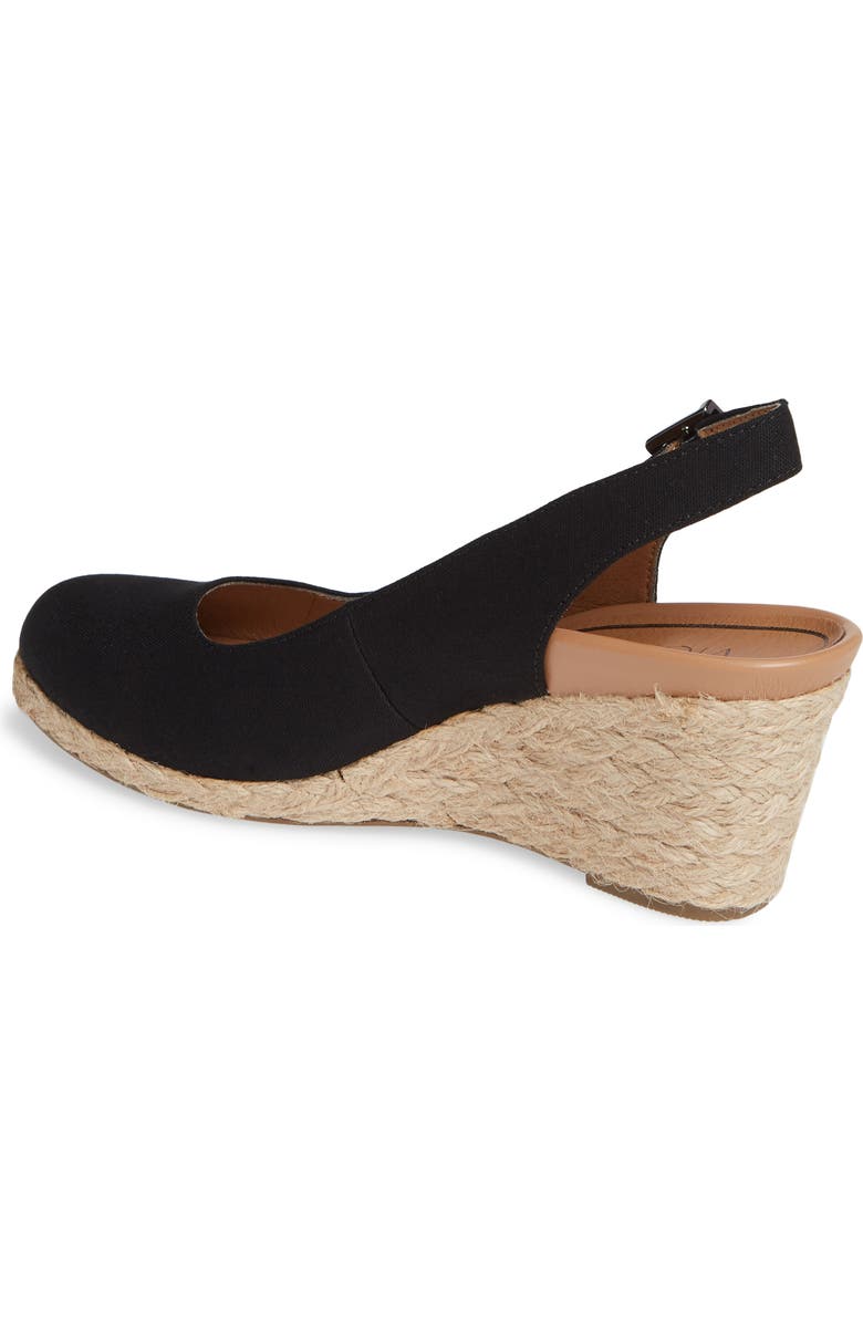 Vionic Coralina Orthaheel<sup>®</sup> Espadrille Wedge Slingback Sandal, Alternate, color,