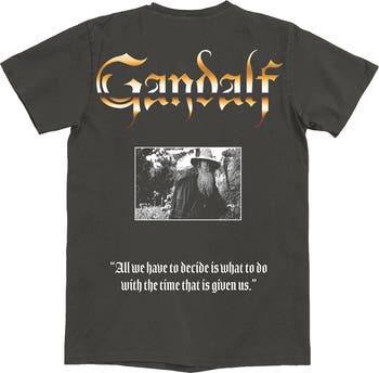 Gandalf Cotton Graphic T-Shirt