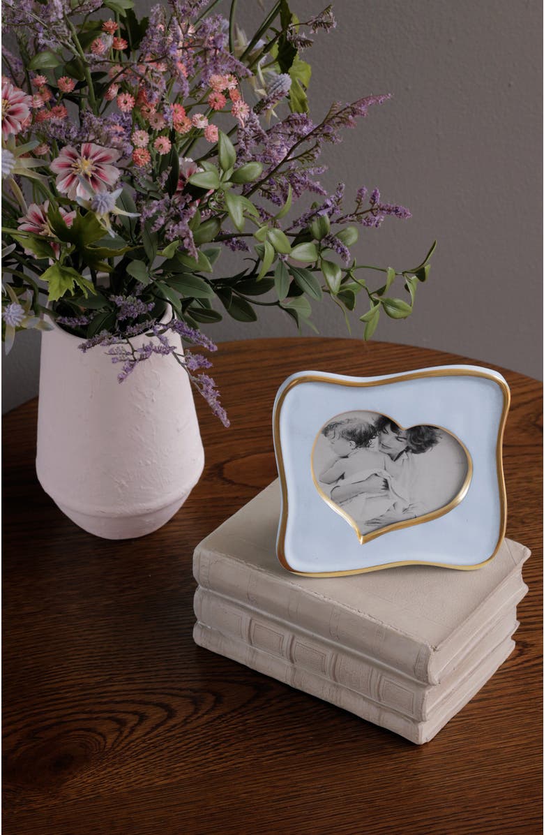 BEATRIZ BALL Collection Frame Encanto Curved Heart 5 x 5, Alternate, color, Periwinkle