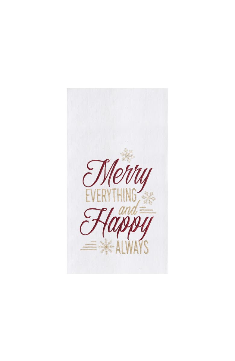 C&F Home Merry Everything Happy Always Towel, Main, color, Gold