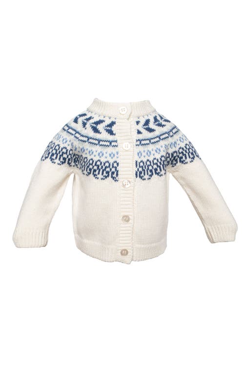 Cuclie Babies'  Fair Isle Sweater In White
