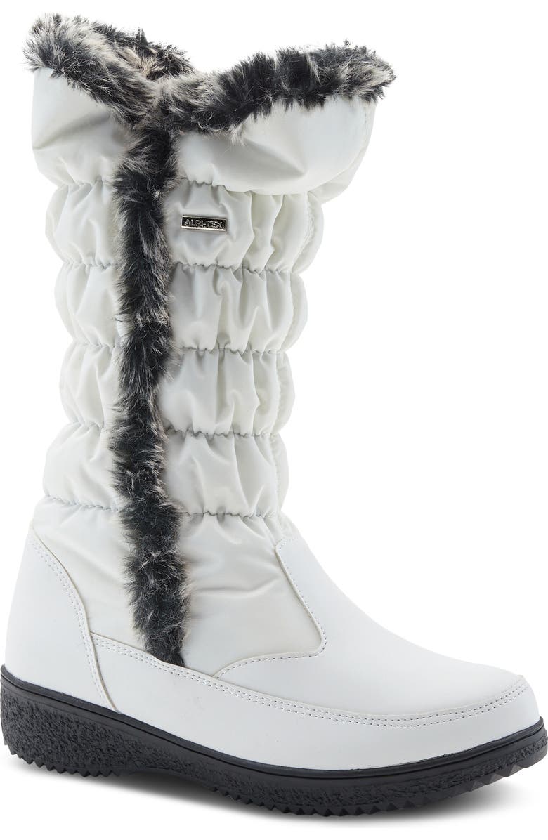 Flexus by Spring Step Citywalk Waterproof Faux Fur Lined Puffer Boot, Main, color,