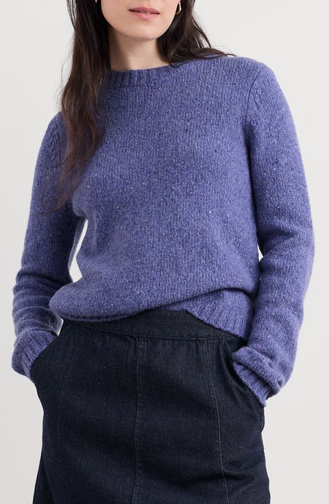 Dawson Pick Merino Wool Blend Crewneck Sweater