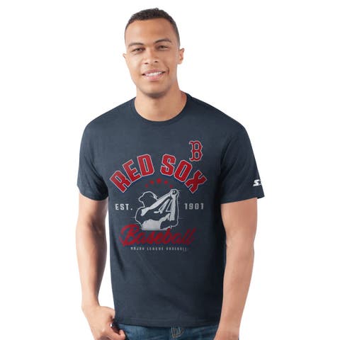 Men's Starter  Navy Boston Red Sox Prime Time Batter T-Shirt