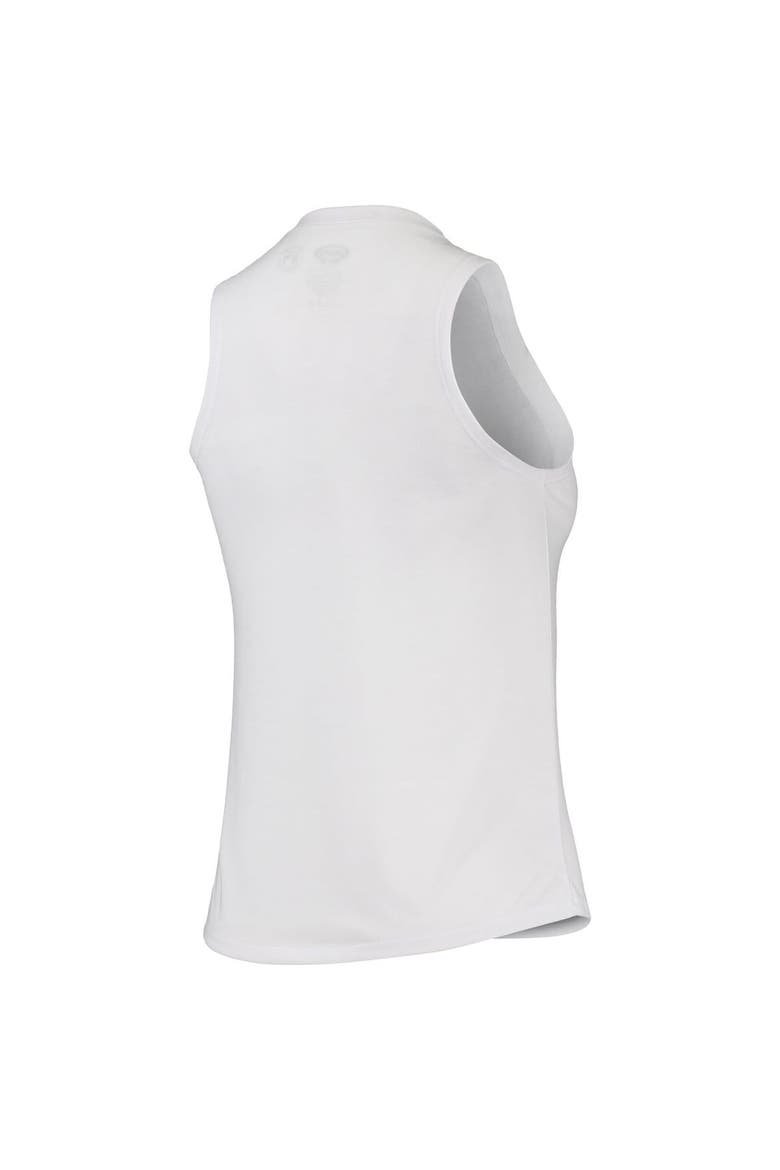 Women's Concepts Sport White/Black Chicago Cubs Sonata Tank Top & Leggings Pajama Set, Alternate, color, White