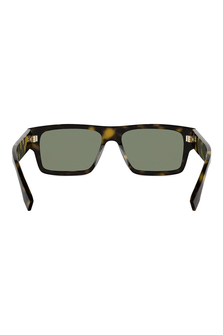 Selleria 54mm Rectangular Sunglasses, Alternate, color, SBLK