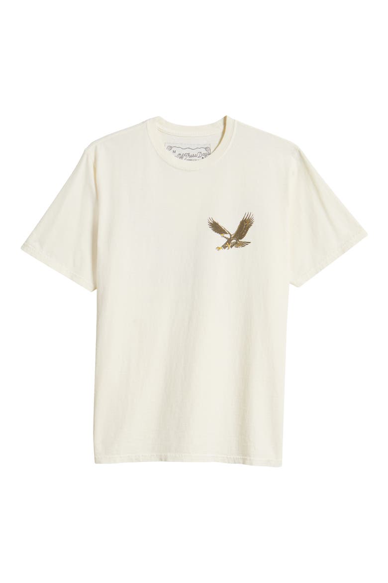 Screaming Eagle Graphic T-Shirt, Alternate, color, BONE